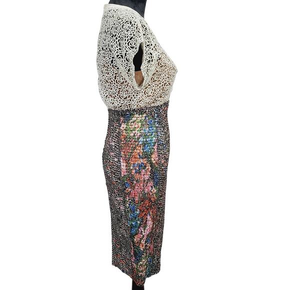 Byron Lars Beguile Lace Study Sheath Dress - Size 4 PRE-OWNED EUC - Picture 4 of 10